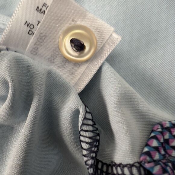 Peter Millar Summer Comfort Polo Shirt Mens XL All Over Geo Print Golf Stretch - Picture 8 of 10